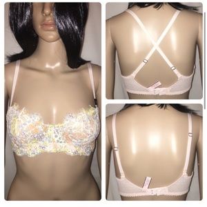 NWT Victoria’s Secret Dream Angels no-padding sheer eyelash lace Push-Up Bra